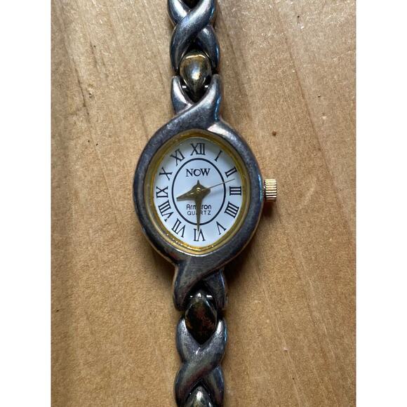 Armitron Now Women's Silver/Gold Tone Watch. Untested. - Picture 1 of 5